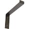 Ekena Millwork Steel Truss Shelf Bracket, Hammered Dark Bronze 2"W x 12"D x 7 3/4"H BKTM02X12X07TSHDB - alternate 1
